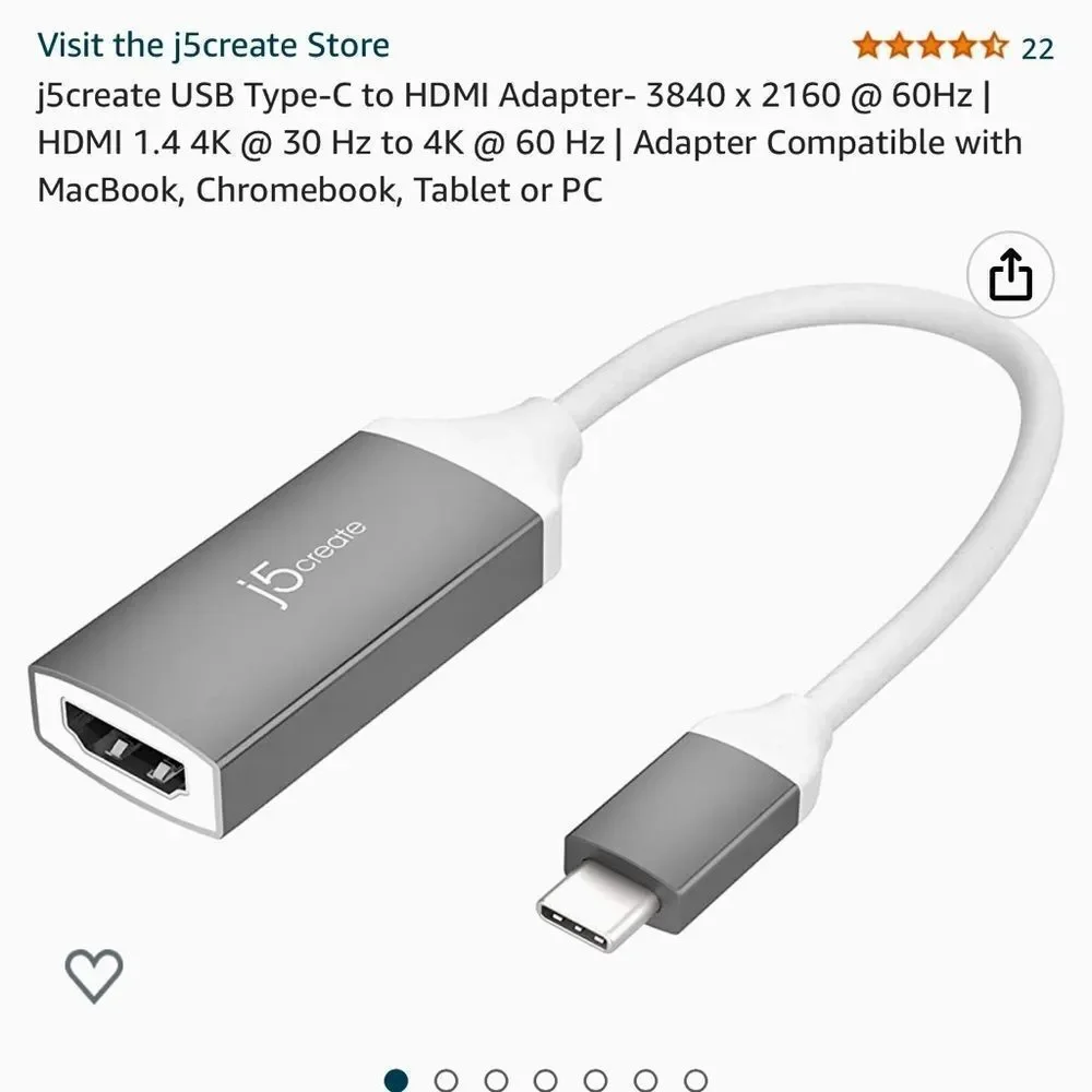 Usb -c to hdmi adapter